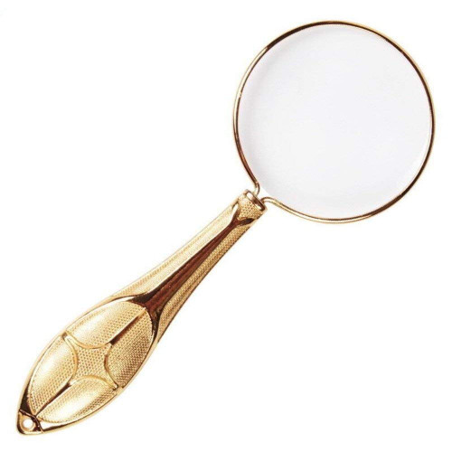 LAJUU Magnifying Glasses,10X Magnifying Glass Handheld Portable Old Man Reading Magnifier Identification Coin Calligraphy Stamp Tool