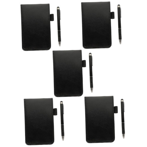Operitacx 5 Sets Memo Pad Note Pads Pocket Notebook Travel Pocket Notepad Office Supplies Daily Use Pocket Notepad Portable Note Pad Office Accessories Multifunction Pu A7 Small Pocket