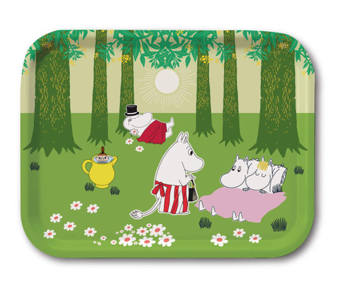 Moomin Relaxinng Summer Birch Tray 20 x 27 cm