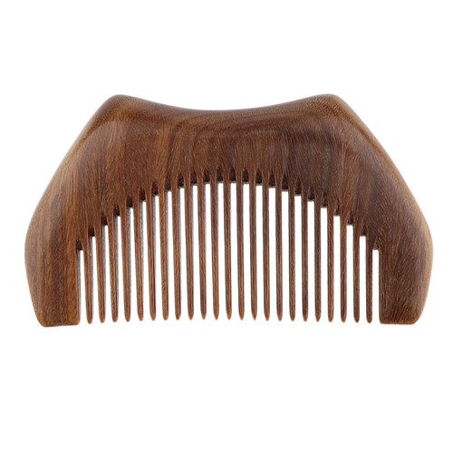 SURURA Haircombforwomen Portable Comb Carving Flowers And Trees Comb Gold Sandalwood Solid Wood