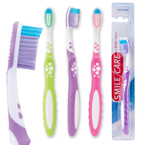 SmileCare Youth Ultra Grip Toothbrush - Dental Hygiene Products and Supplies - 48 per Pack
