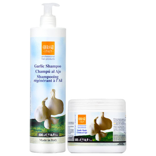 Ever Ego Italy Impac Ego Garlic (Shampoo16.9 + Mask 16.9oz)