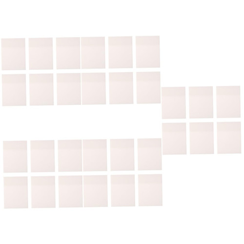 Abaodam 30 Pcs Memo Note Stickers Clear Sticky Tabs Adhesive Note Pads Stick on Note Office Supplies Small Memo Pads Transparent Scro See Through Student The Pet Mini Computer