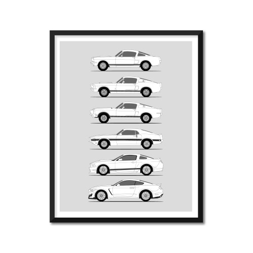 Shelby GT350 Generations Inspired Poster Print Wall Art Handmade Decor the Shelby Mustang GT350 (11x14" Print (Unframed), Metallic Paper) Shelby GT350 Generations Inspired Poster Print Wall Art Handmade Decor the Shelby Mustang GT350 (11x14" Print (Unframed), Metallic Paper)