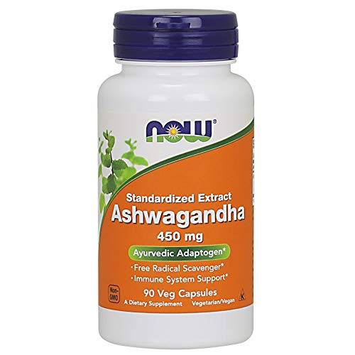 NOW Ashwagandha Extract 450 mg,90 Veg Capsules