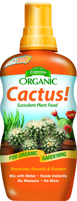 Espoma Cactus! Liquid Plant Food, Natural & Organic Succulent Plant Food, 8 fl oz, Pack of 5