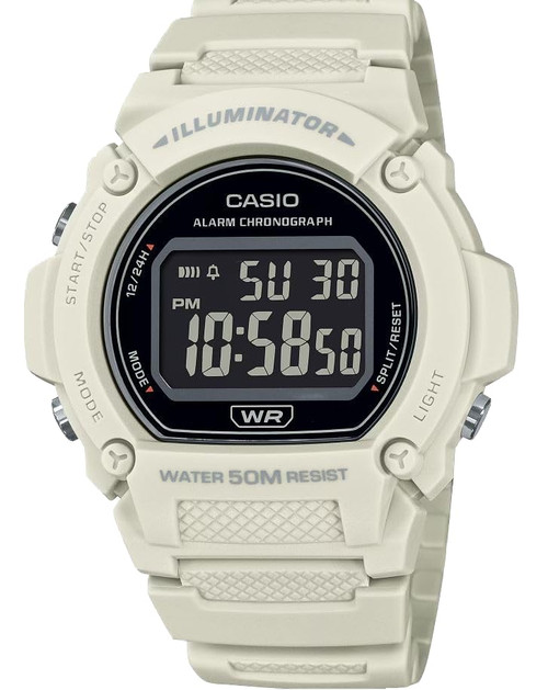 Casio Illuminator Led Light Alarm Chronograph Digital Watch W219HC-8BV Casio Illuminator Led Light Alarm Chronograph Digital Watch W219HC-8BV