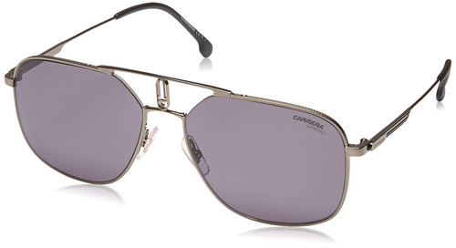 Carrera 1024/S Rectangular Sunglasses, Dark Ruthenium/Gray, 59mm, 17mm