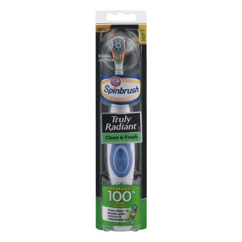 SpinBrush by Arm & Hammer Spinbrush Clean & Fresh Battery Toothbrush (Pack of 4)