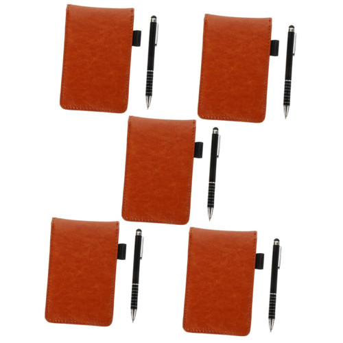 Operitacx 5 Sets Memo Pad Note Pads Daily Use Note Pad Office Pocket Notepad Travel Note Pad Work Accessory Daily Use Pocket Notepad Household Pocket Notepad Paper A7 Small Pocket Notebook