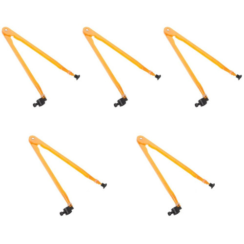 Operitacx 5pcs Compasses Multipurpose Tool Hand Tool Plastic Rulers Teaching Supply Supplies Compass Teaching Tool Draw Tool for Blackboard Painting Tool Manual Teaching Supplies Abs