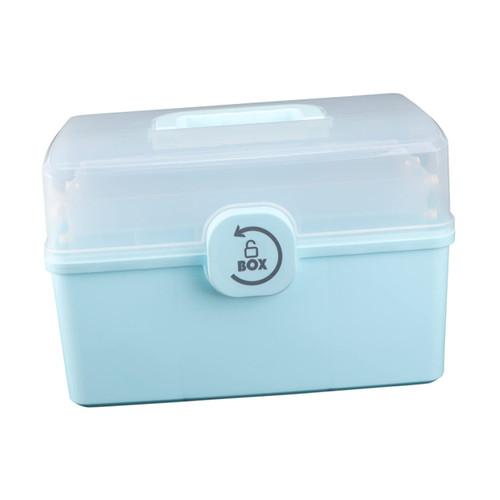 Hemoton 1pc Box Medicine Storage Box Plastic Storage Box Travel Medicine Kit Box Storage Bins Plastic Medicine Box Family First Aid Box Home Use First Aid Case First Aid Kit Emergency Box