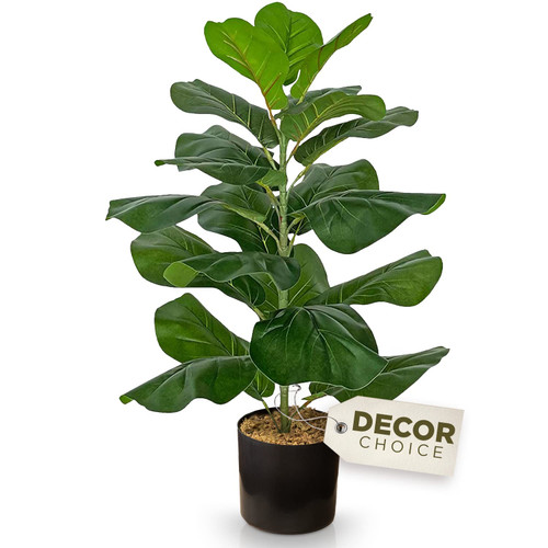 Ficus Lyrata Fake Plant - Artificial Plants for Home Decor Indoor, Faux Plants Indoor - Artificial Potted Plants, Faux Plant for Bedroom - Plants for Bedroom Decor, Fake Plant Decor - 30 Inches Ficus Lyrata Fake Plant - Artificial Plants for Home Decor Indoor, Faux Plants Indoor - Artificial Potted Plants, Faux Plant for Bedroom - Plants for Bedroom Decor, Fake Plant Decor - 30 Inches
