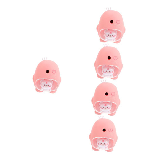 KALLORY 5pcs Sharpener Pencil Sharpener Student Stationery Pupil Sharpener Manual Sharpener Teacher Wish Lists for Classroom Registry Girl Sharpeners Handheld Pupils Plastic Tool