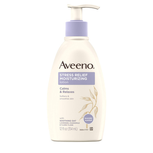 Aveeno Active Naturals Stress Relief Moisturizing Lotion, 12-Ounce Pump Bottles (Pack of 3) Aveeno Active Naturals Stress Relief Moisturizing Lotion, 12-Ounce Pump Bottles (Pack of 3)