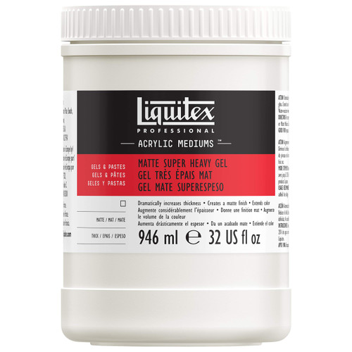 Liquitex Professional Matte Super Heavy Gel Medium, 946ml (32-oz)