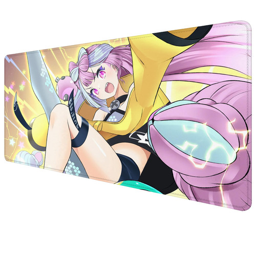 Mouse Pads Extended Cute Anime Girl Mouse Pad XXL Home Office Large Game Mat Stitched Edges Desk Mat Rubber Base Computer Keyboard Mat 1000X500Mm