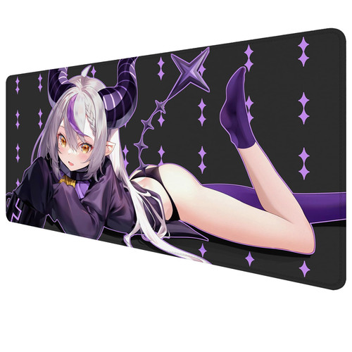 Mouse Pads Cute Anime Girl Long Mouse Pad XXL Large Computer Desk Mat Gaming Keyboard Mat Rubber Base with Stitched Edge 1000X500Mm