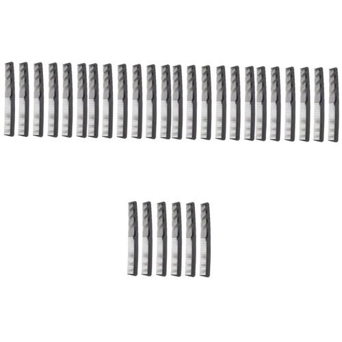 LALAFINA 30 pcs detangling comb taper comb hairstylist combs hair detangler comb Double Tooth Hair Comb Plastic Teeth Hair Combs men comb Hair Styling Combs Miss wide tooth comb abs pocket