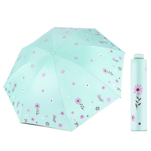 AQUETI Umbrella Windproof Umbrellas Compact Folding Umbrella Windproof Umbrellas Waterproof Travel Women Parasol Manual Umbrella Umbrellas Strong (Color : C)