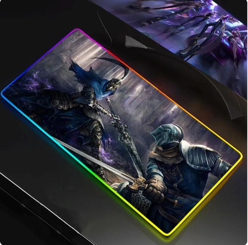 Mouse Pads RGB Gaming Mouse Pad Large Keyboard Desk LED Carpet Game Rubber No-Slip Mouse Mat Gamer Desk Dark Mats 800x400x4MM