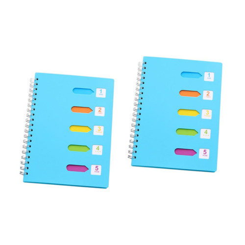 NUOBESTY 2pcs Mini Journal Notebook Hardcover Spiral Notebook Notebooks Notebook College Ruled Journal Diary Notepad Small Notepad Note Book Girls Sketchbook B5 Double Line Excercise Book