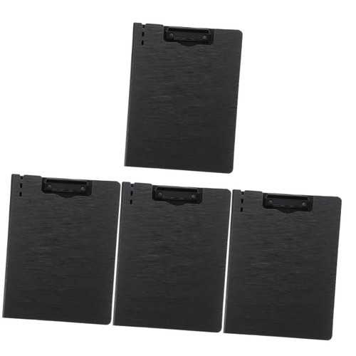 STOBOK 4pcs Folder Folder File Storage Clip Writing Board Expanding File Folder File Holder A4 File Folder Board Open Clipboard Plastic Clipboard Cover A4 Size Nurse Desktop File Box Pp