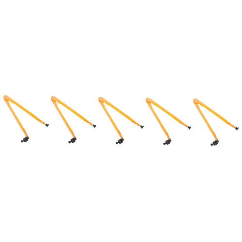 Totority 5pcs Tool Semicircle Protractor Large Ruler Teaching Supply School Drawing Compass Math Teaching Compass abs Blackboard Manual Geometry Teaching Compass Triangle Board