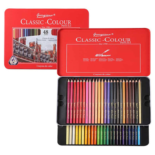 TONGQU Coloured Pencils, Colouring Pencils Artist Pencil Set Perfect for Adults Colouring and Children Sketching Drawing Painting Writing, Pre-sharpened,48pcs