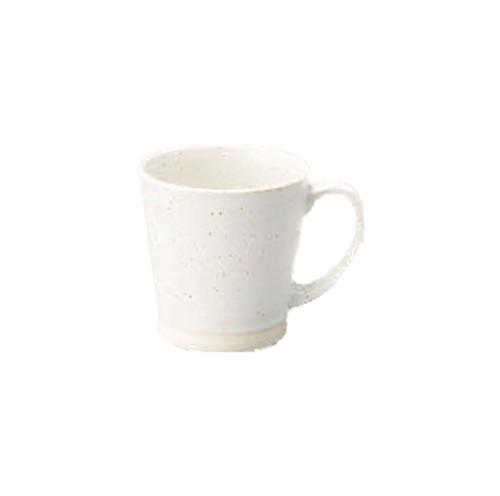 ????(Yamasita Craft) Yamashita Kogei 973128459 Mug, Easy Glaze, White Lightweight Mug, 4.5 x 3.5 x 3.5 inches (11.5 x 8.8 x 9 cm), 10.1 fl oz (300 cc)