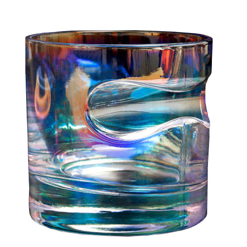 REDSHORE Whiskey Glass with Cigar Holder,Old Fashioned Whiskey Glasses Bourbon Cigar Glass, Whiskey Gift for Men, Dad,Christmas, New Year (A)