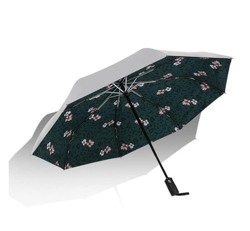 CAKERS Umbrella Forest Retro Travel Umbrella for Sum and Rain Compact Umbrella Windproof Folding Umbrella Strong Durable Sun&Rain for Rain