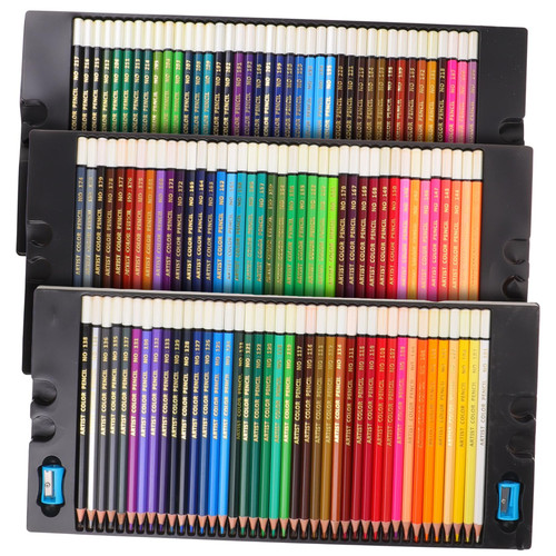 SEWACC 1 Box 120 Color Lead Watercolor Pencils Colored Pencils for Adult Coloring Daily Art Pencils Sketch Pencils Professional Colored Pencils School Supply Wood Set Child