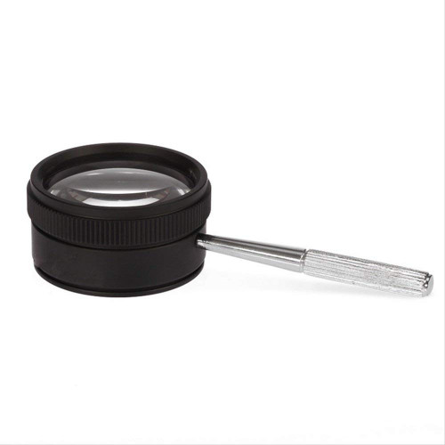 LAJUU Magnifying Glasses,35X Magnifying Glass Handheld Convenient Double Lens Magnifier Hd Lens Old Man Reading Identification Watches DIY Crafts Carving Repair