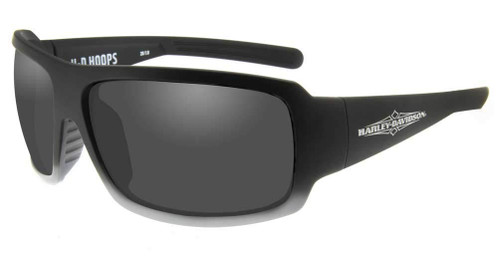 Harley-Davidson Mens Hoops Sunglasses, Smoke Gray Lenses & Matte Gradient Frames