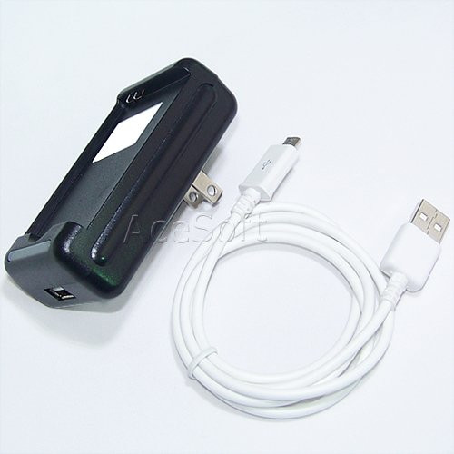 Multi Function Destkop Wall Rapid Battery Charger + Micro USB Cable Charging Power Data Wire 3ft for Samsung Galaxy Express Prime 3 SM-J337A Smartphone