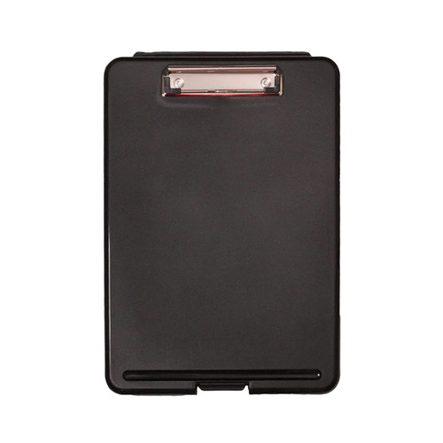 SHANGMAOYO File Folders Plastic Storage Clipboard Box File Document Clip Case Students Teachers Utility Industrial Office Supply Classification Folders Tabs Inserts Business Card Book (Color : Black)