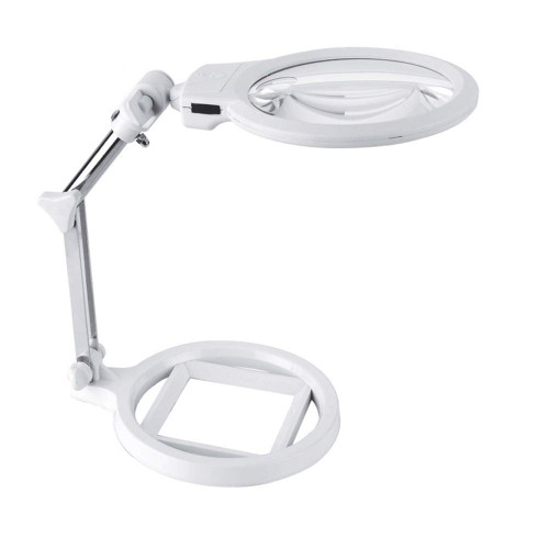 LED Magnifying Glass Folding Table Lamp Metal Bracket Scale Desktop Magnifying Glass,for Reading Maintenance Handicrafts Hobbies Magnifiers Reading LED Magnifying Glass Folding Table Lamp Metal Bracket Scale Desktop Magnifying Glass,for Reading Maintenance Handicrafts Hobbies Magnifiers Reading