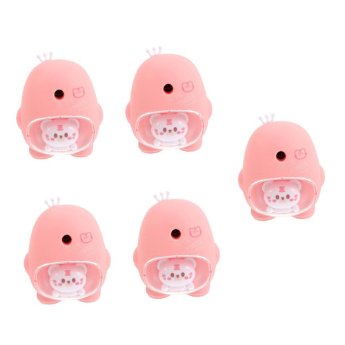 5pcs Sharpener Pencil Sharpener Students Stationery Teacher Wish Lists for Classroom Registry Student Stationery Manual Sharpener Girl Sharpeners Handheld Tool Plastic Child