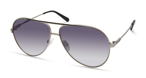 GUESS Men's Classic Aviator Pilot Sunglasses, Matte Gunmetal, 61mm