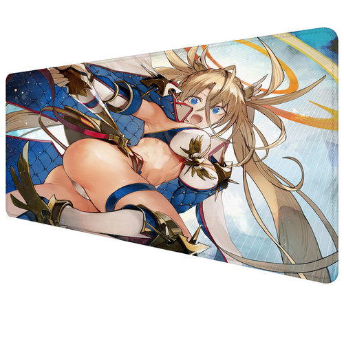 Gaming Mouse Pads Cute Anime Girl Mouse Pad XXL Gamer Large Computer Mat Rubber Base Keyboard Desk Mat with Stitched Edge 1000X500Mm