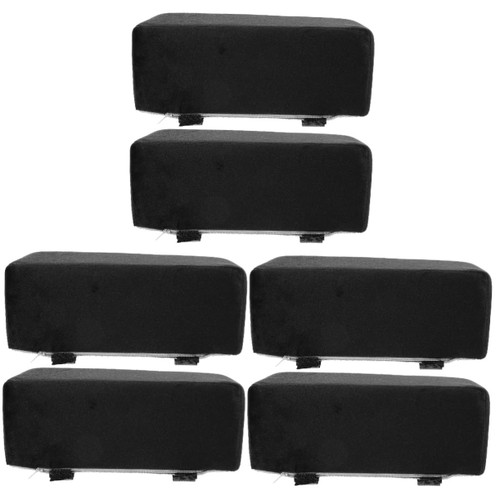 Tofficu 3 Pairs Chair Armrest Booster Pad Chair Armrest Cushion Rotating Chair Arm Pads Computer Chair Armrest Pads Gaming Chair Armrest Ergonomic Arm Relief Seat Office Upholstered Plush