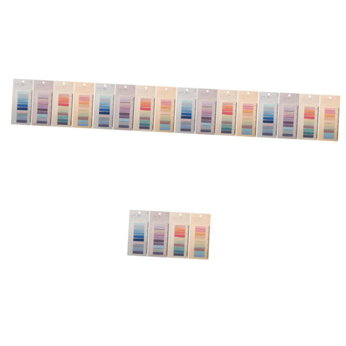 MAGICLULU 20 Sets Book Label Sticky Tabs Index Tabs Color Books Colorful Sticky Notes Tabs Stickers Page Markers Retro Color Label Sticker Index Sticker Student Use Bookmark The Pet
