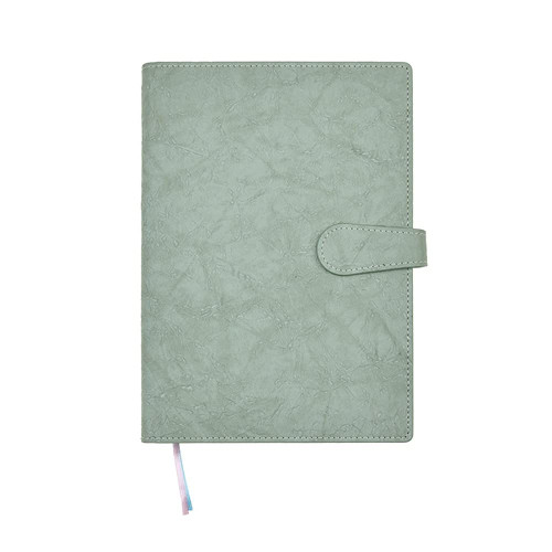 BDPP Journal Notebook Journal/Notebook A5 Hardcover Leather Diary Horizontal Notepad 100 Sheets/200 Page Notebooks for Office Home School Business School Office Business (Color : A)