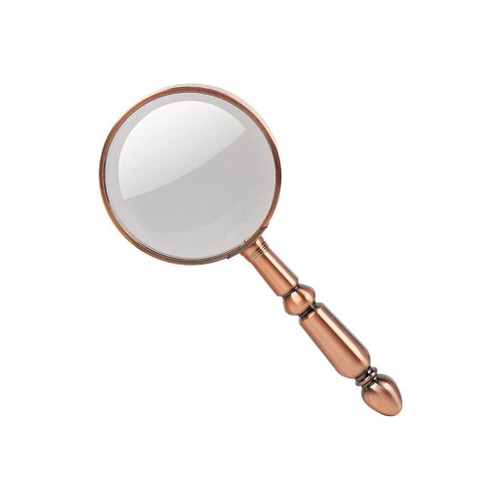 OUSIKA Magnifying Glass Magnifier The Elderly Reading 20 Times Full Metal Handheld Old Man Reading Detachable Design Magnifier Magnifying