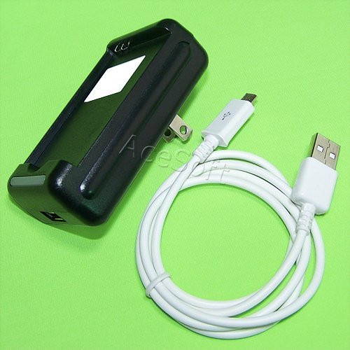 Travel Dock Home Quick USB/AC Battery Charger Micro Sync Data Cable 3ft for Samsung Galaxy Grand Prime SM-S920L Smartphone - Battery Not Included
