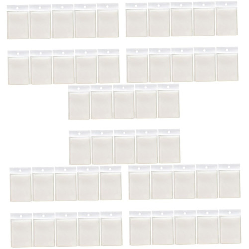 Tofficu 50 Pcs Transparent Note Memo Scratch Pads Clear Memo Sticker Sticky Memo Pad Adhesive Memo Pad Transparent Message Stickers Bookish Office Memorandum Transparent Pet