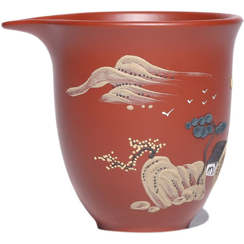 200ml Handmade Yixing Purple Clay Fair Cup Chinese Traditional Tea Sea Kung Fu Tea Set 200ml Handmade Yixing Purple Clay Fair Cup Chinese Traditional Tea Sea Kung Fu Tea Set