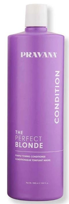 dye dyed The Perfect Blonde Conditioner Purple Toning Conditioner Liter