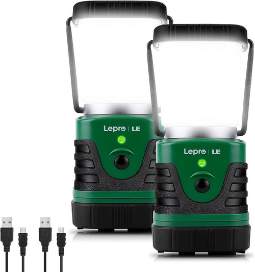 Lighting EVER LED Camping Lantern Rechargeable, 1000LM, 4 Light Modes, 4400mAh Power Bank, IP44 Waterproof, Lantern Flashlight for Hurricane Emergency, Hiking, Home and More, USB Cable Included Lighting EVER LED Camping Lantern Rechargeable, 1000LM, 4 Light Modes, 4400mAh Power Bank, IP44 Waterproof, Lantern Flashlight for Hurricane Emergency, Hiking, Home and More, USB Cable Included